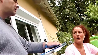 Nemška Milf Dobi Obrazno Jebanje In Požira Spermo V Hardcore Prizoru Na Dvorišču