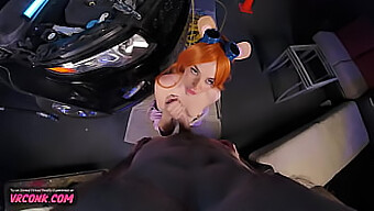 Experiência Sensual De Vr De Demi Hawks Como Gadget Hackwrench Em Pornô Cosplay Quente