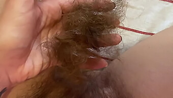 Close-Up Of My Hairy Pussy Being Trimmed For Ultimate Pleasure