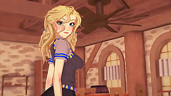 Explore O Lado Sensual De Luna Lovegood Nesta Aventura Animada De Hogwarts