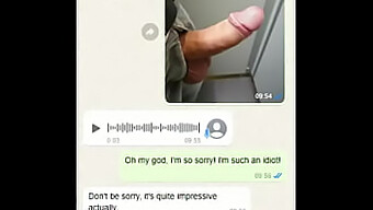 Milf Stepmom'S Surprise Reaction To Accidental Whatsapp Penis Selfie