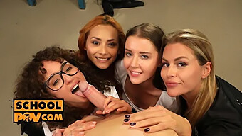 Sybil, Zlata, Geisha, Dan Veronica Memberikan Blowjob Ganda Dalam Video Pov Ini