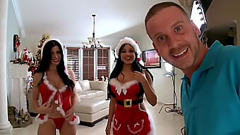 Especial De Natal Com Bunda Grande Com Belezas Latinas E Loiras