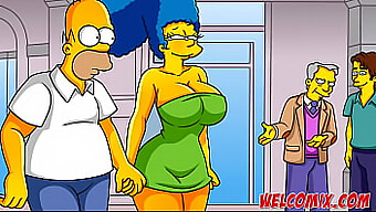 ¡mira A Esta Sexy Milf En Acción! Simptoons Hentai Cartoons