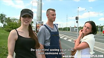 Czech Teen Experiences Outdoor Public Sex With Big Cock