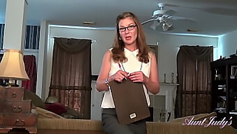 Isabella, A Mature And Natural Hairy Pussy Milf, Becomes Your New Secretary