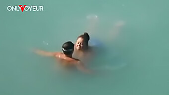 Fortunate Man Spots Voluptuous Black Woman In Ocean And Enjoys Steamy Encounter